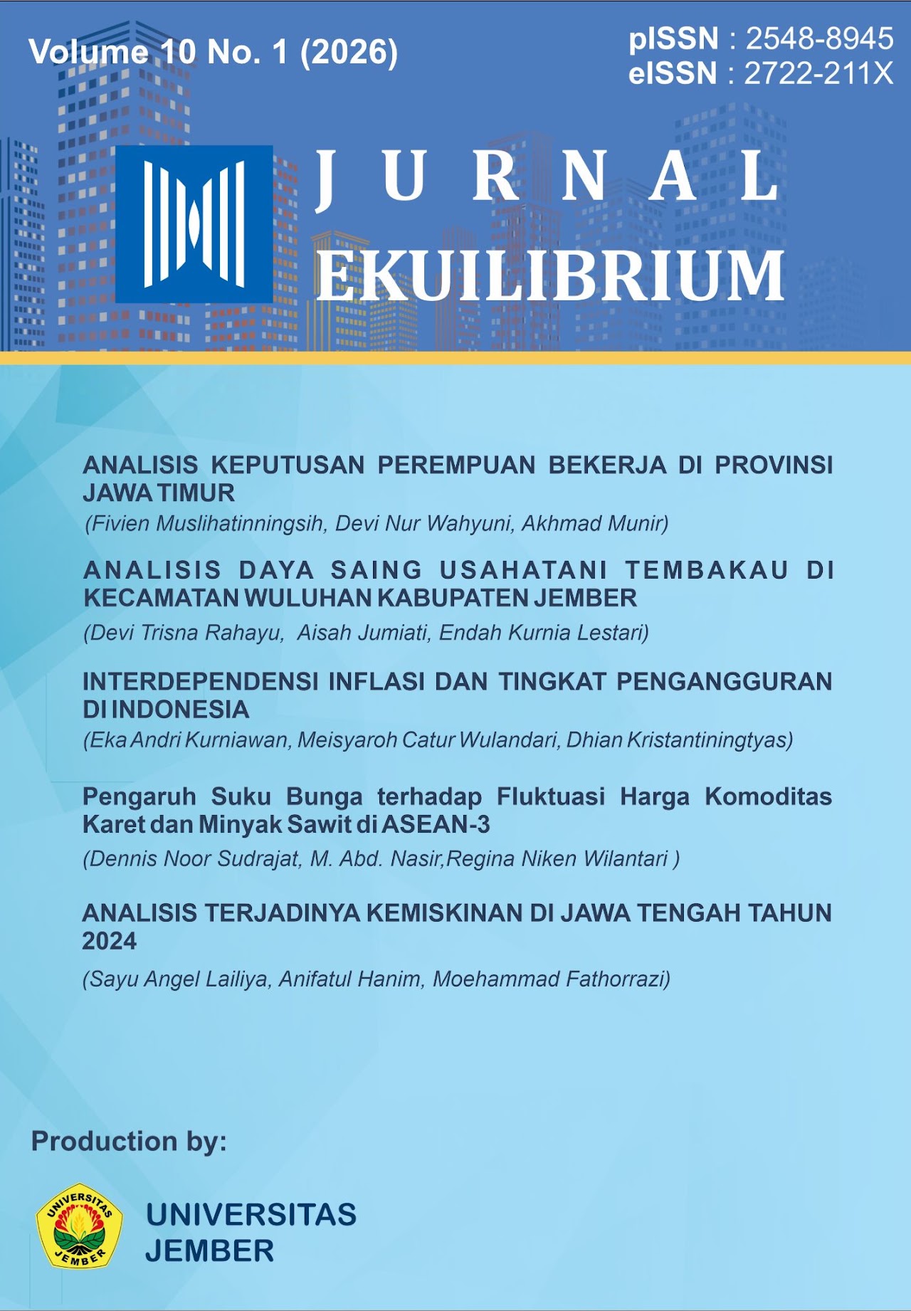 Jurnal Ekonomi Ekuilibrium