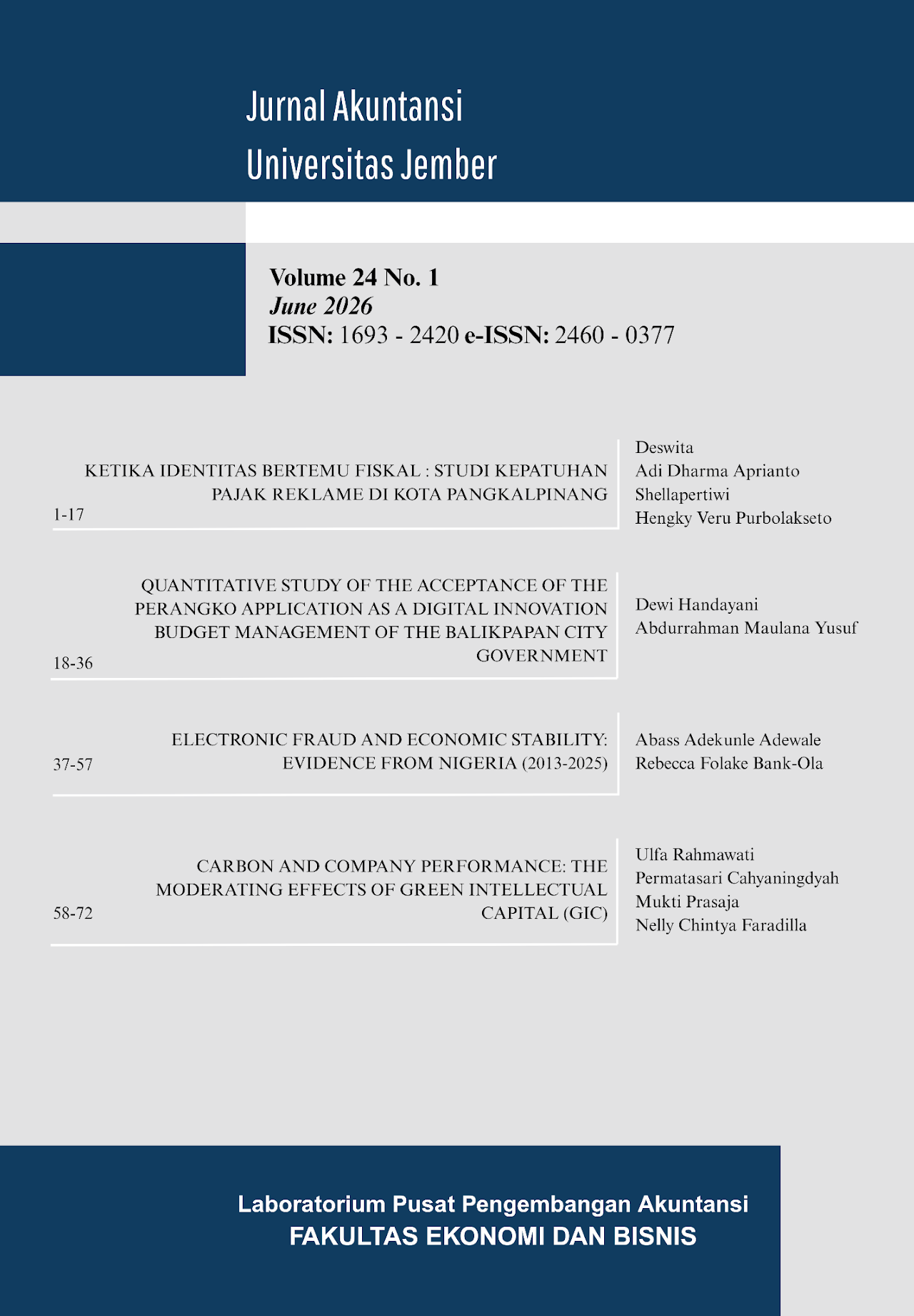 Jurnal Akuntansi Universitas Jember