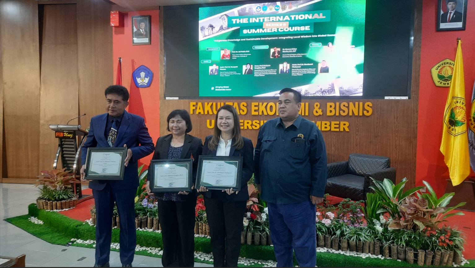 Program Studi Ekonomi Pembangunan FEB Universitas Jember, Gelar Internasional Benchmarking yang ke-2 dengan Universitas Raja Manggala Bertukar Praktik Baik Bidang Akademik dan Tata Kelola