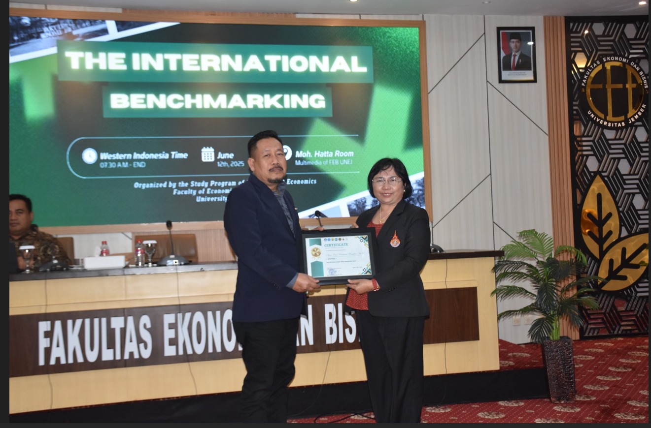 Program Studi Ekonomi Pembangunan FEB Universitas Jember Gelar International Benchmarking bersama Universiti Malaysia Sarawak, Bahas Akademik dan Tata Kelola