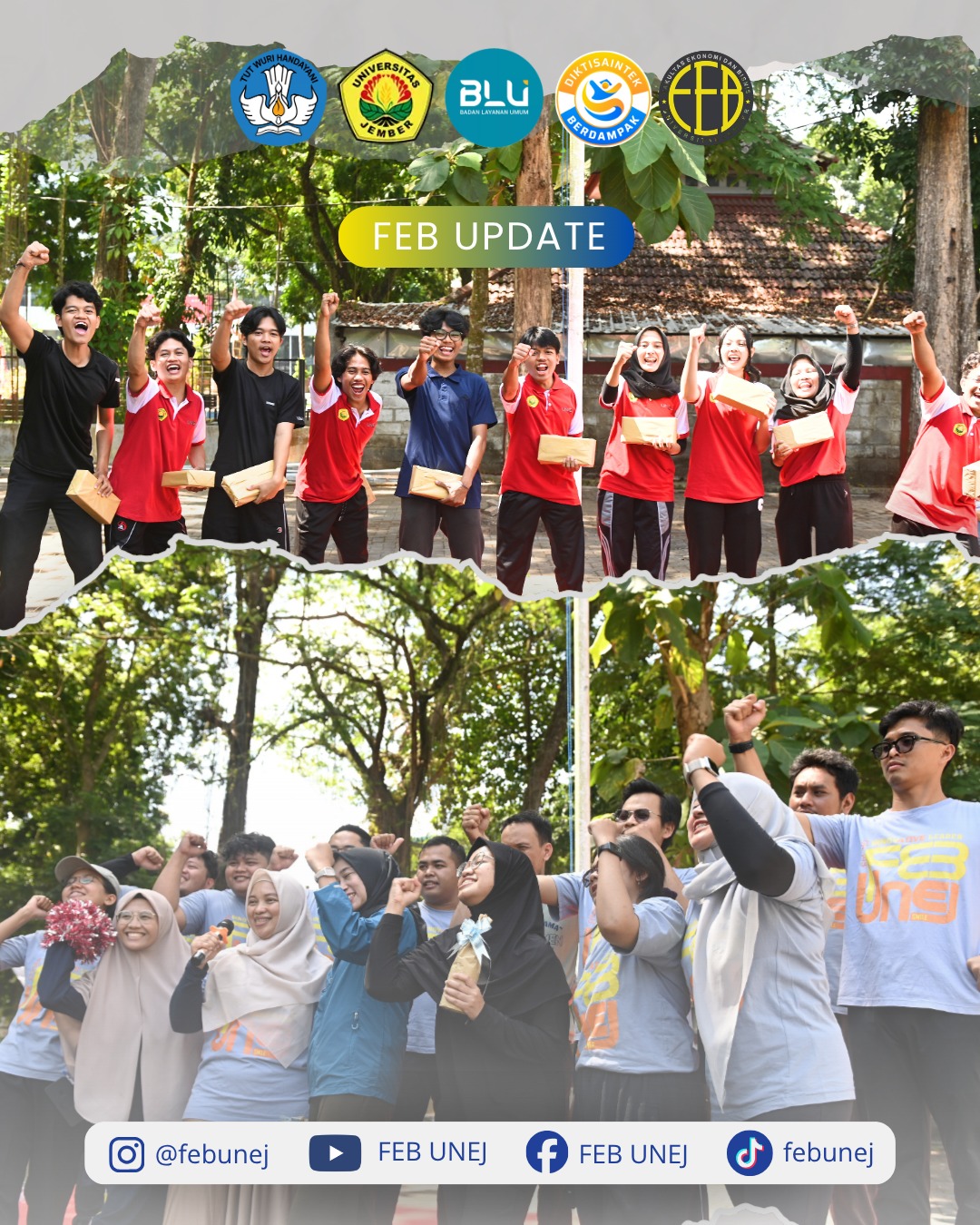Semarak HUT ke-81 RI, FEB UNEJ Gelar Lomba Agustusan Penuh Kemeriahan