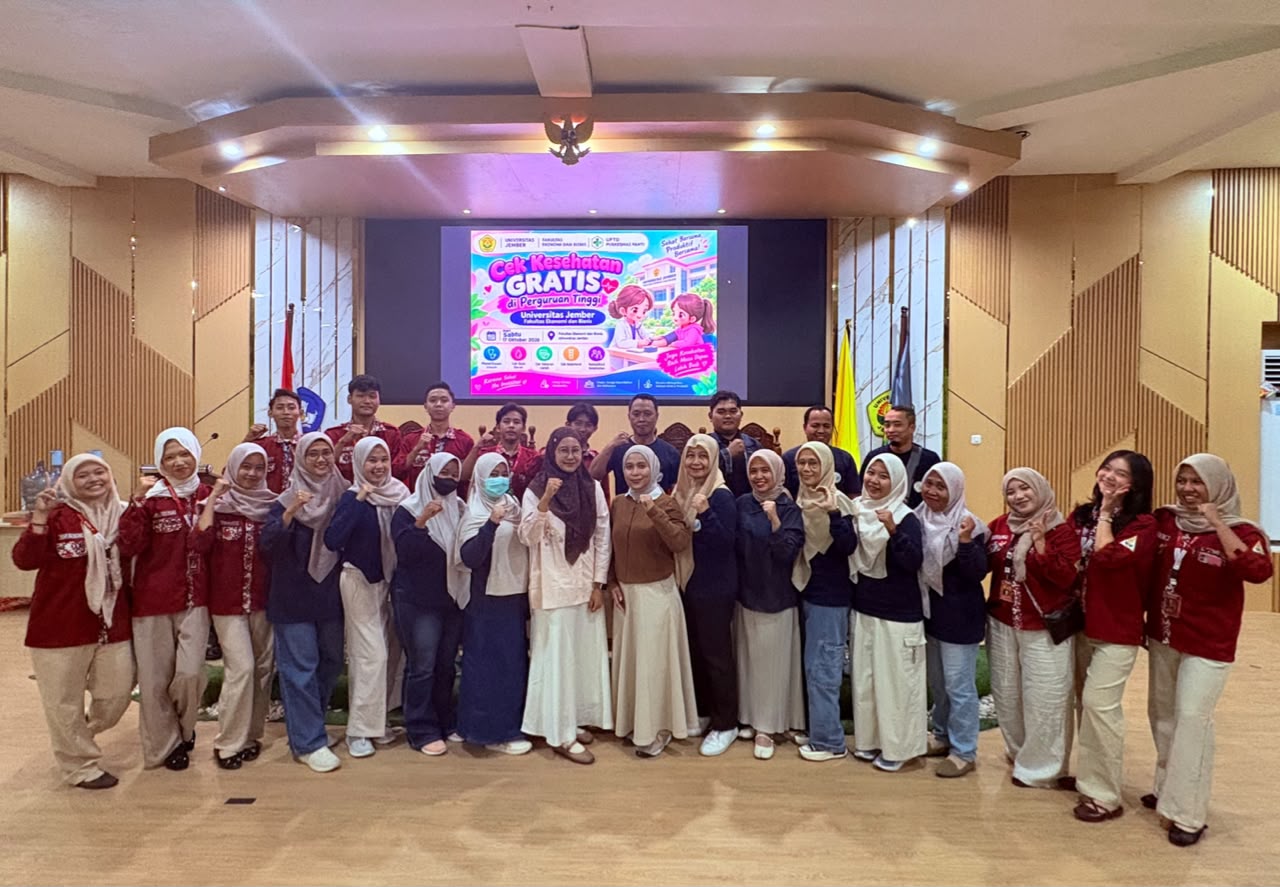 FEB UNEJ Gelar Cek Kesehatan Gratis bagi Mahasiswa Baru dan Warga Fakultas