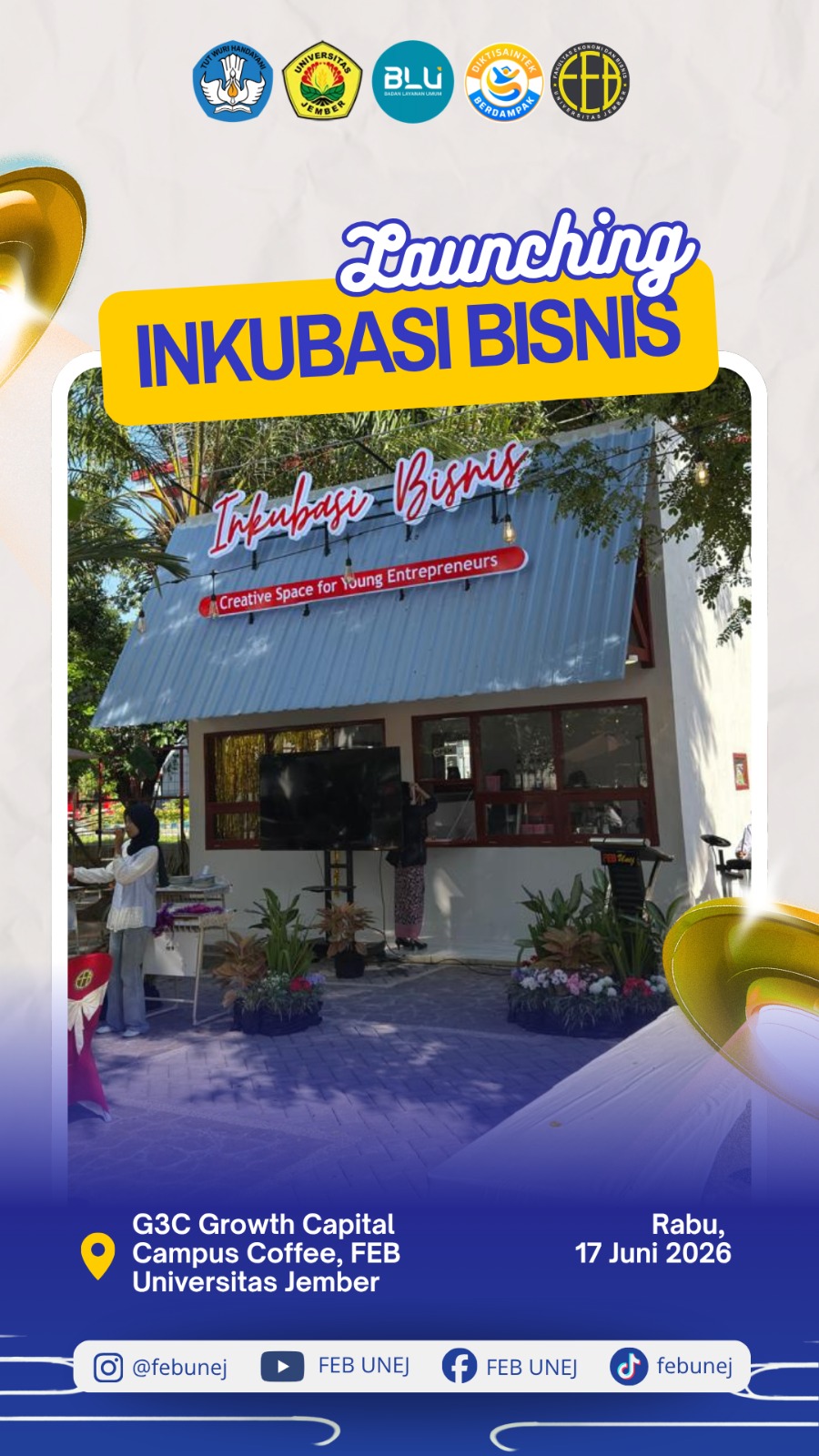 FEB UNEJ Perkuat Jiwa Wirausaha Mahasiswa Melalui Program Inkubasi Bisnis