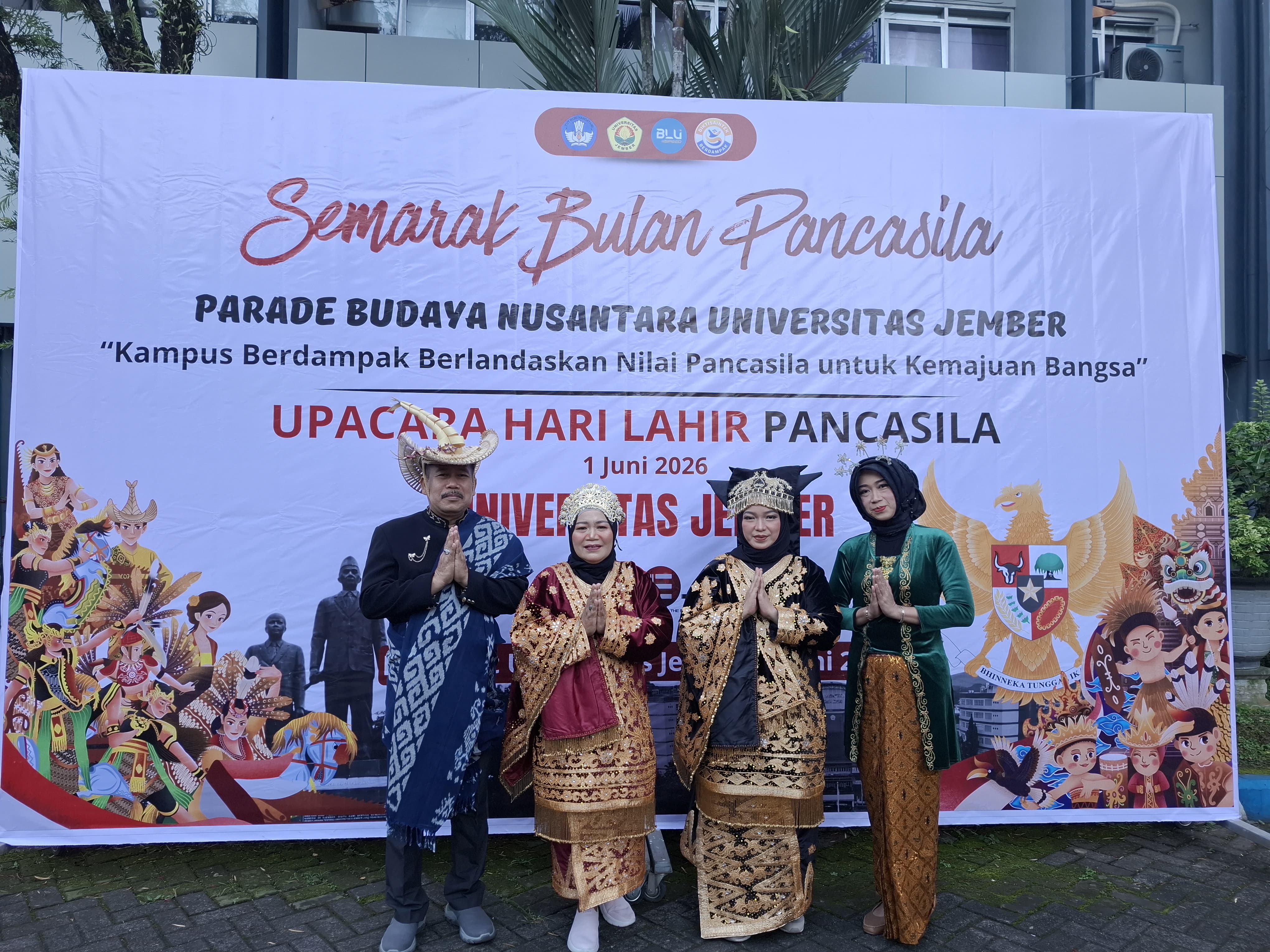 Fakultas Ekonomi dan Bisnis Universitas Jember Semarakkan Bulan Pancasila 2026 melalui Parade Budaya Nusantara