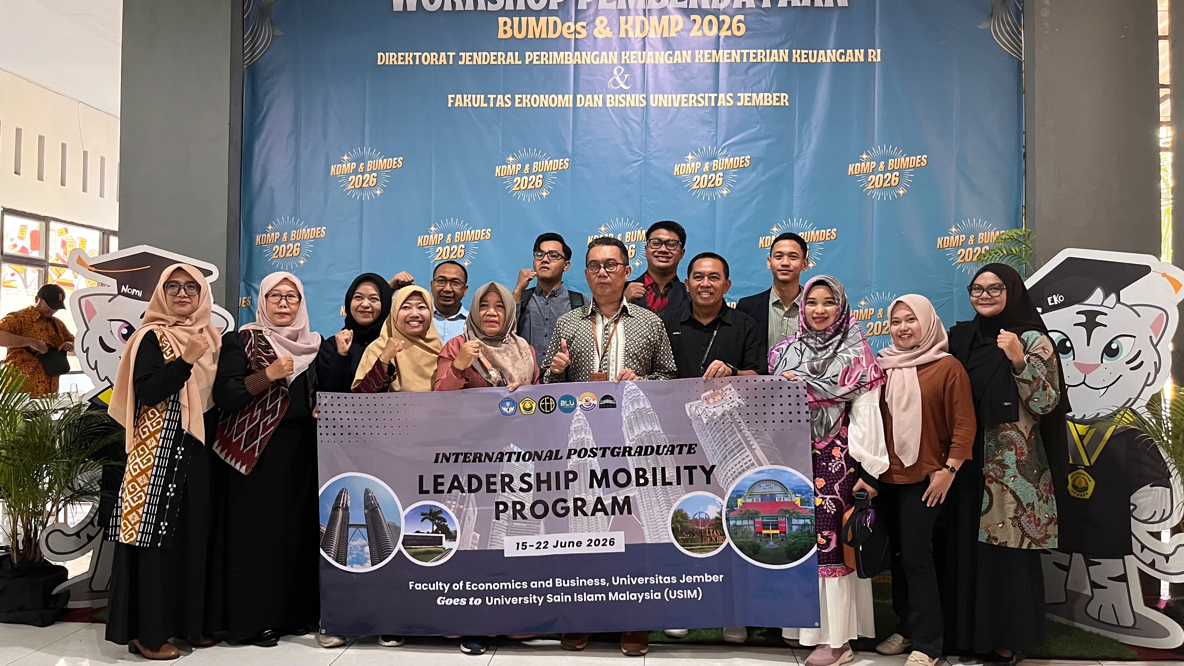 Mahasiswa Pascasarjana FEB Universitas Jember Ikuti International Postgraduate Leadership Mobility Program di Malaysia